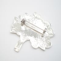 Image 3 of Folklore Silver and Gold Bird Tree Brooch