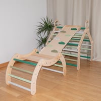 Image 1 of 3in1 Multi māja + arka + dēlis - zaļie toņi