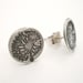 Image of Silver Dandelion Wish Stud Earrings