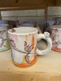 Image 1 of  Sideways Echinacea Mug