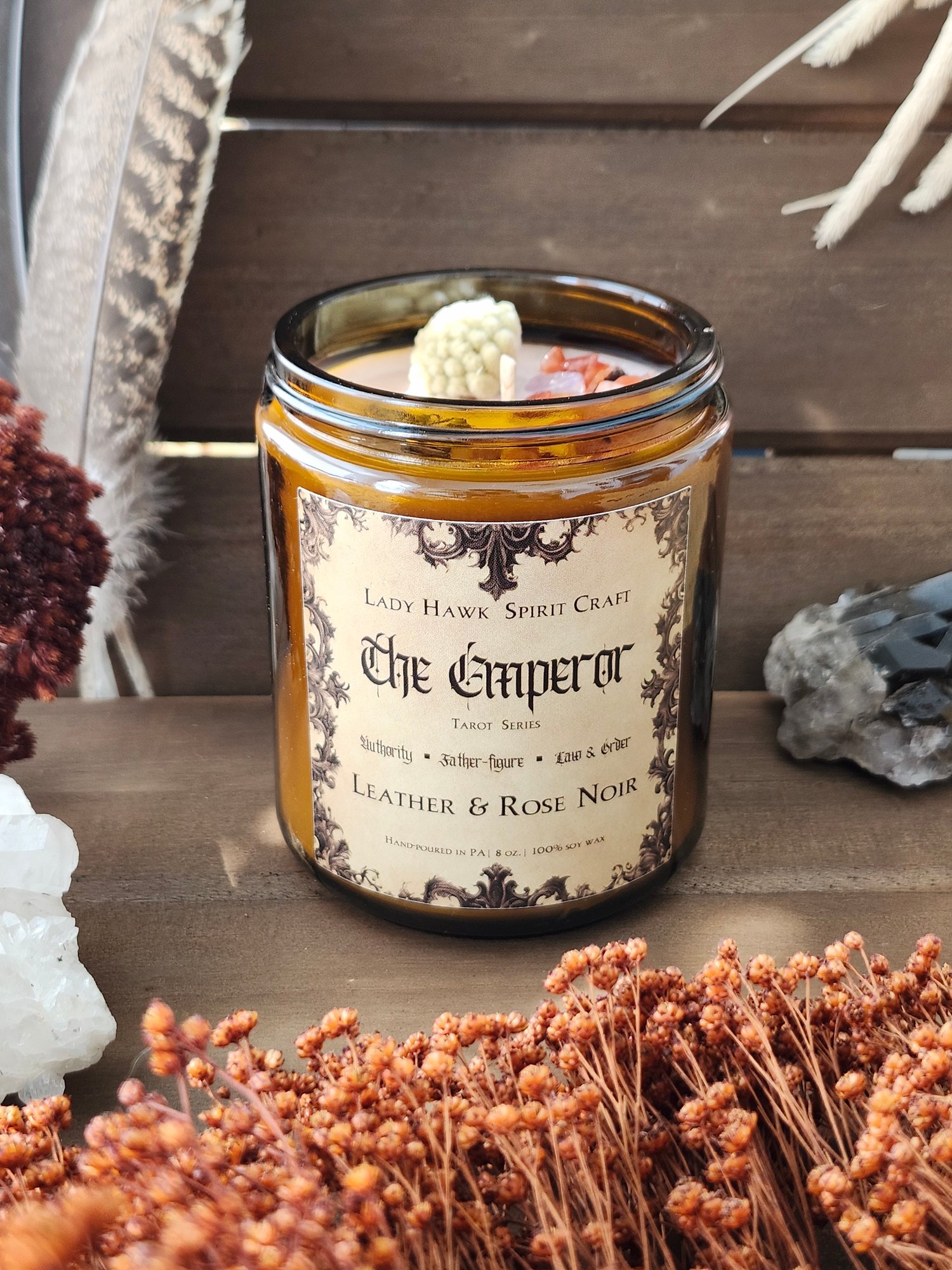 Image of The Emperor Tarot Candle