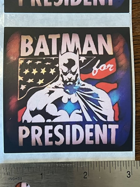 Image of Batman for President Sticker