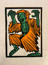 Reaper Block Print