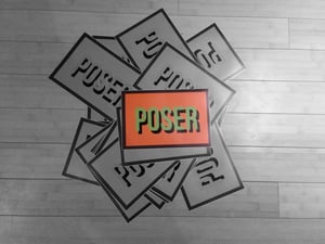 Image of Limited Edition - Poser Sticker 6.5 x 9.5