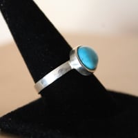 Image 3 of Kingman Turquoise Ring (without edge)