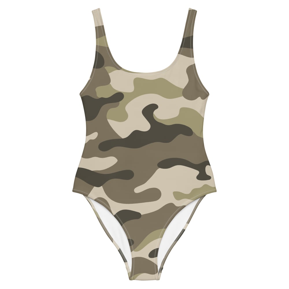 ZEN EXP - Military Camo One-Piece Swimsuit