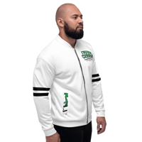 Image 3 of Unisex Bomber Jacket Green