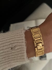 Image 4 of Vintage Jurgensen 14K gold watch diamonds on dial ✨NEW Vintage ✨
