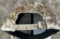Image 2 of Champagne Velvet Baseball Hat Crown