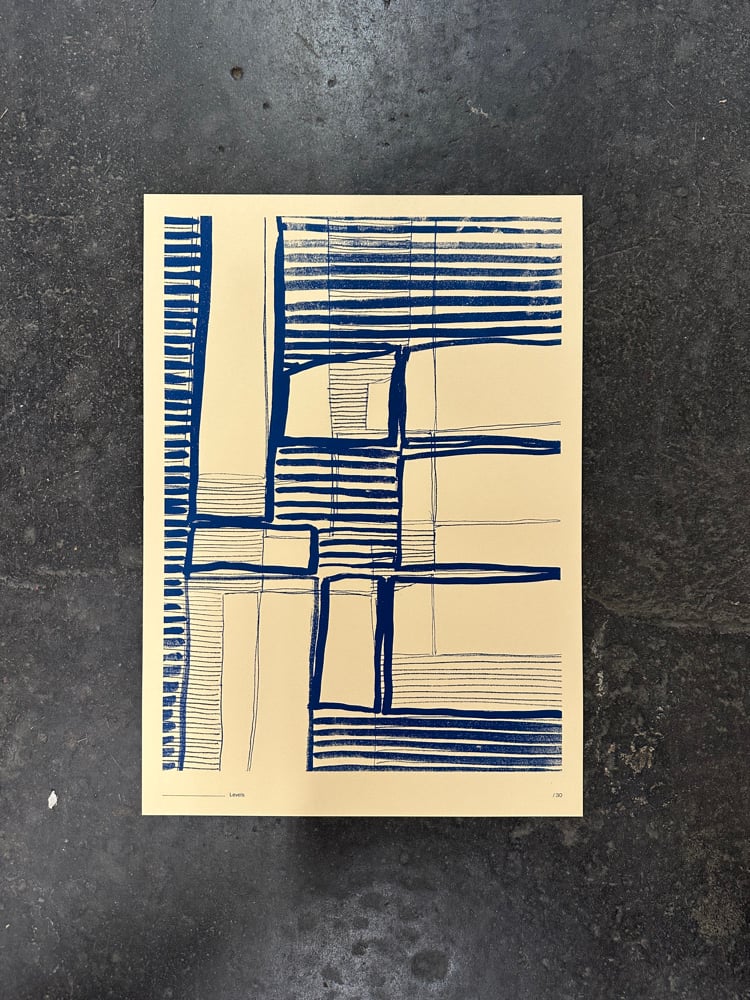 Image of Levels A2 screenprint