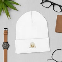 Image 3 of WASBY® Christian Cuffed Beanie | Embroidered Icon Logo | Faithwear Hat UK