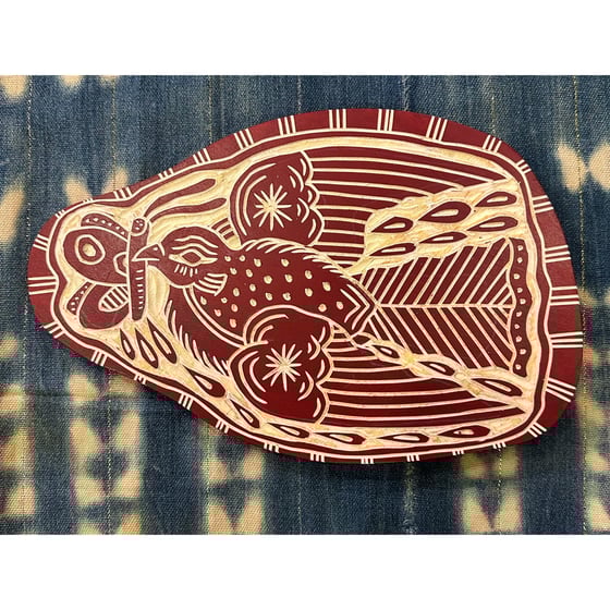 Image of Deep Red Butterfly Bird