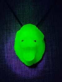 Image 8 of Uv "Jade" Lion head Pendant