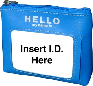 Image of hello, my name is...coin purse