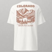 Image 1 of "Colorado Rocky Mountains Adventure" Unisex T-Shirt for Adults