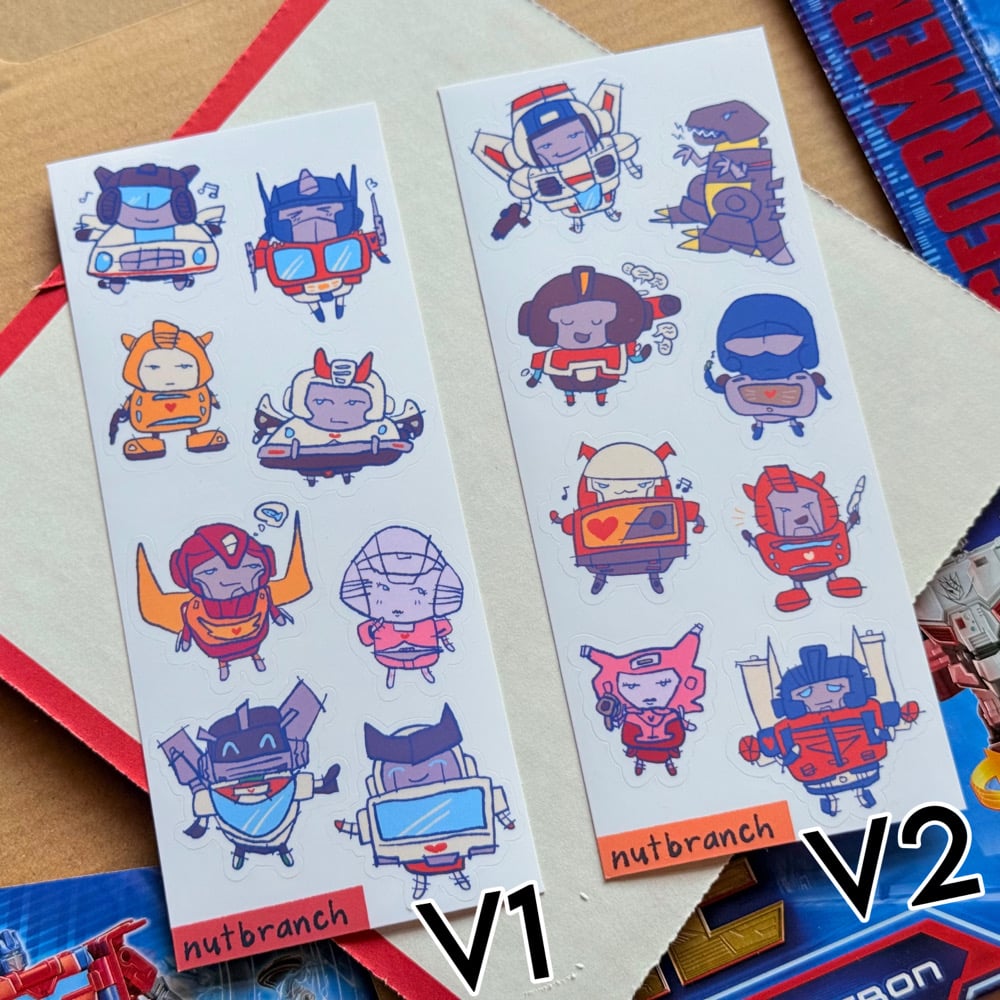 Image of TF Sticker Sheets