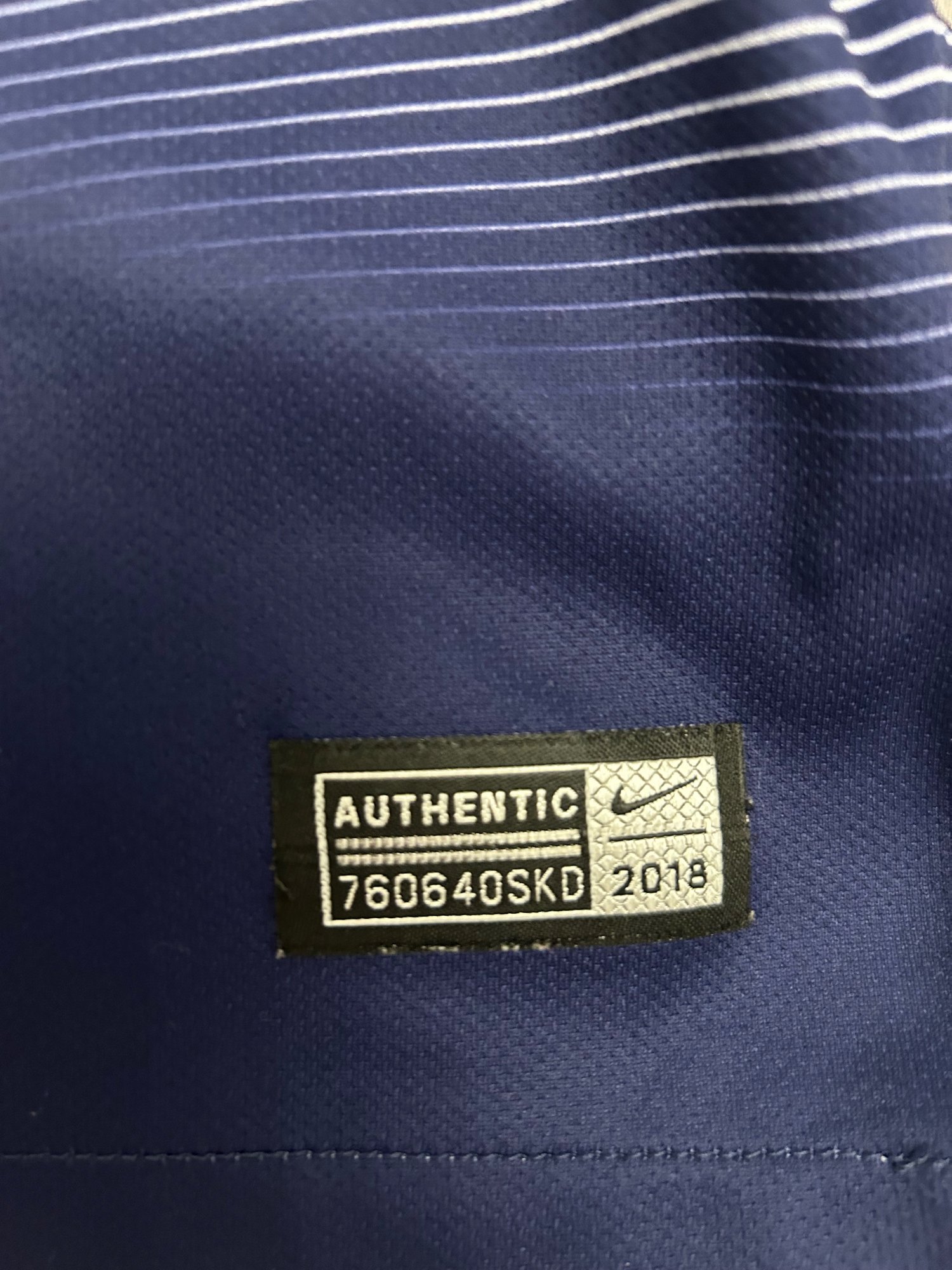 Image of Tottenham Hotspur “SON 7” 2018/19 Inaugural Home Shirt + PL patches (M) 