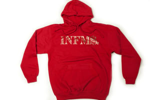 Image of Infamous "INFM$" Gold and Cardinal Hoodie 