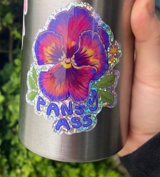 Image of PANSY ASS Sticker