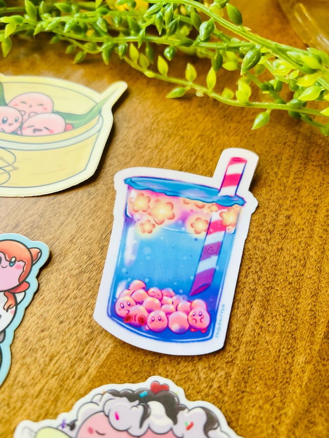 Kirby Foodie Stickers