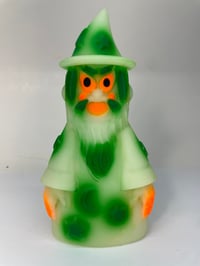 Image 1 of GLOW IN THE DARK WIZARD (NEON ORANGE/EMERALD)