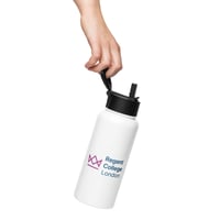 Image 4 of Regent College London - Stainless steel water bottle with a straw lid