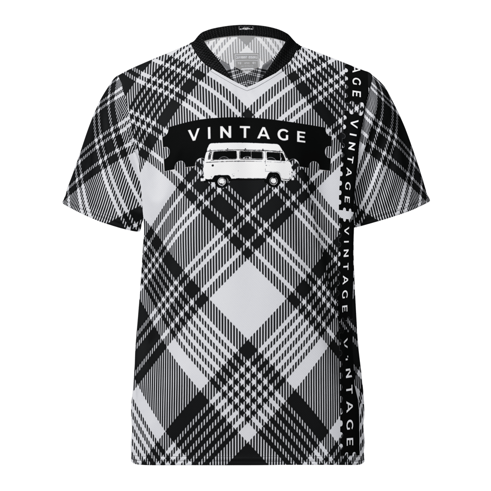 LTC VINTAGE COUTURE TEE (TARTAN BLK/WHT) 