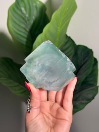 Image 4 of XL TEAL CUBIC FLUORITE -CHINA-