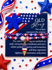 Image 6 of Red White & Cool Bracelet Sets