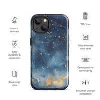 Image 23 of Celestial Constellation Night Sky Stars and Clouds Painting Tough Case for iPhone®