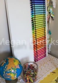 Image 3 of Rainbow Crayons Canvas