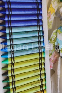 Image 4 of Rainbow Crayons Canvas