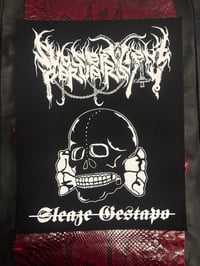 Image 1 of Subservient perversity-sleaze Gestapo canvas back patch