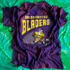 Shredmonton Mighty Bladers - Custom Reverse Tie Die T-Shirt 