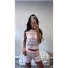 Pink and Gold Crochet Set 