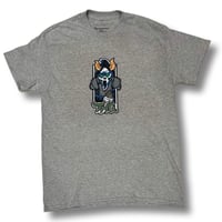 Image 1 of [ THG UNIVERSITY BULLS TEE GREY ]