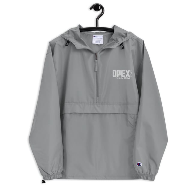 Unisex Rain Jacket w/Hood - Embroidered Logo