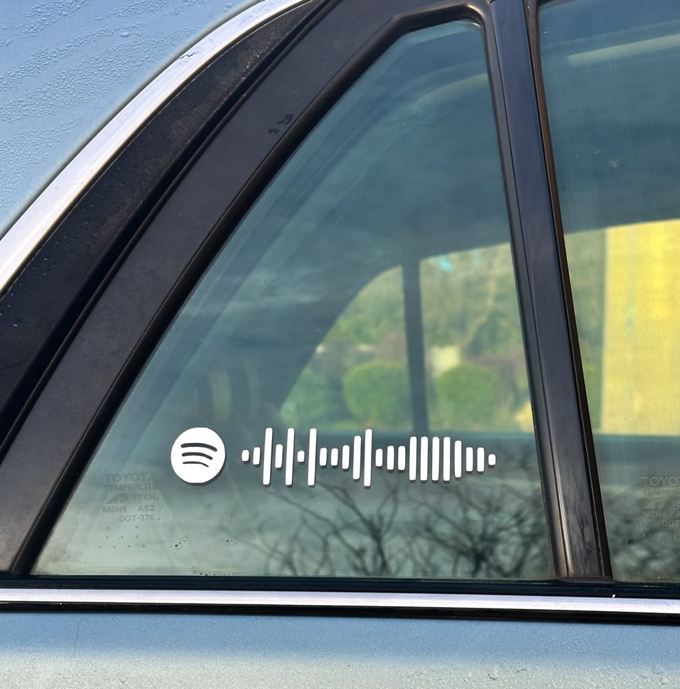 Image of Custom Spotify Code Decal