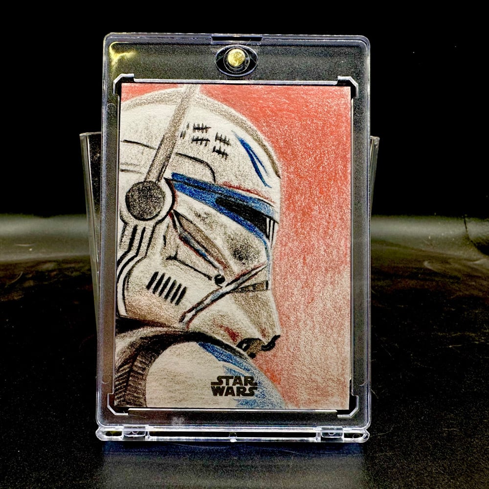 Topps Star Wars captain Rex sketch card 