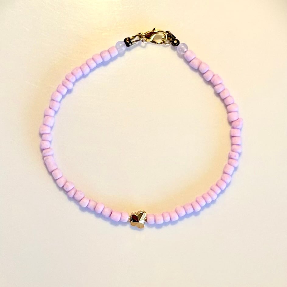 Dreamy Lilac Anklet