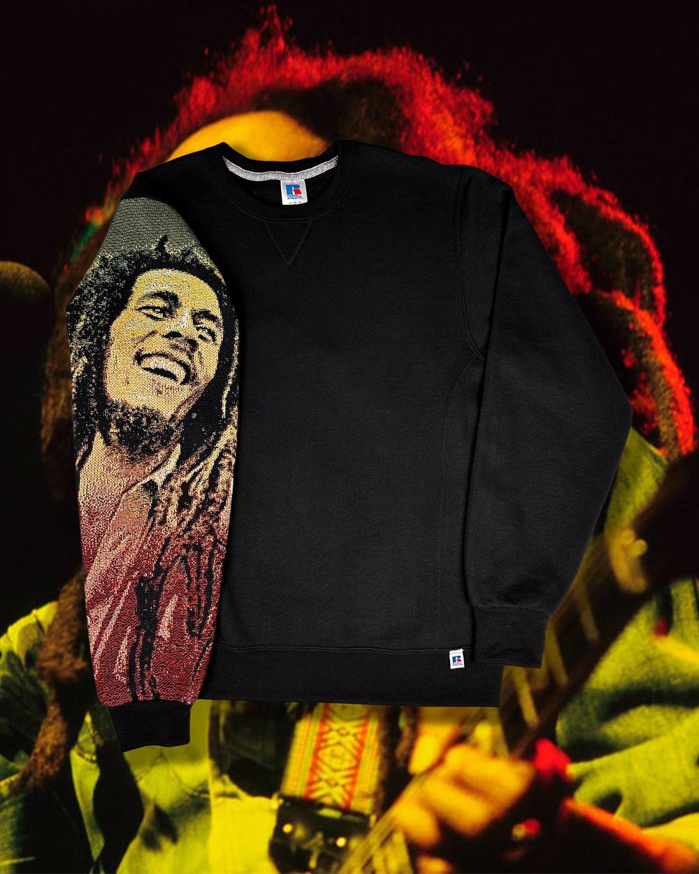BOB MARLEY ONE LOVE TAPESTRY SWEATER 