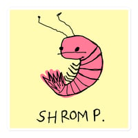 Image 1 of shromp Bubble-free stickers 