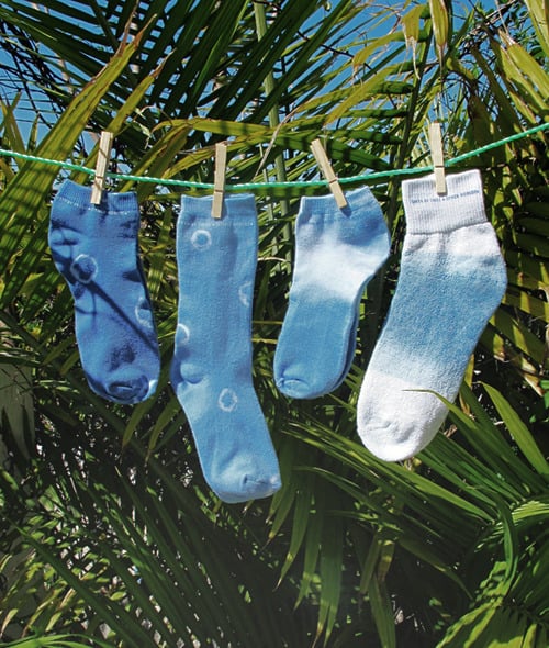 Image of SOLD OUT! Indigo Socks