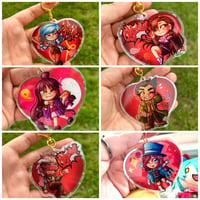Image 1 of Ace Attorney Cont. Series! 3 Inch Holographic Charms