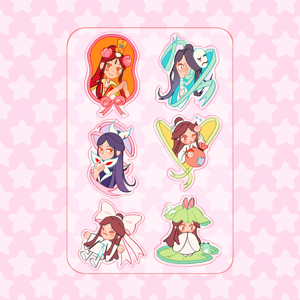 Image of RIBBON XIELIAN STICKER SHEET