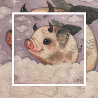 Image 2 of Devil pig ~ art print