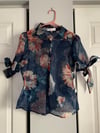 Floral Puff Sleeve Shirt