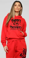 40% off!!! Tattd&Blessed red&black Hoodie!!!  