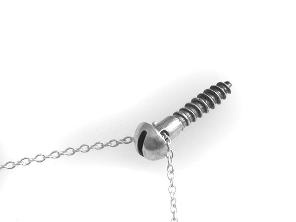 Image of screw necklace