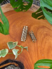 Image 1 of Bronze Dread Cuff - Flower of Life
